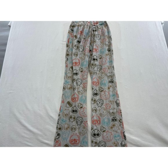 Ardene Women's White Owl Patterned PJ Pants Size M - Picture 4 of 5